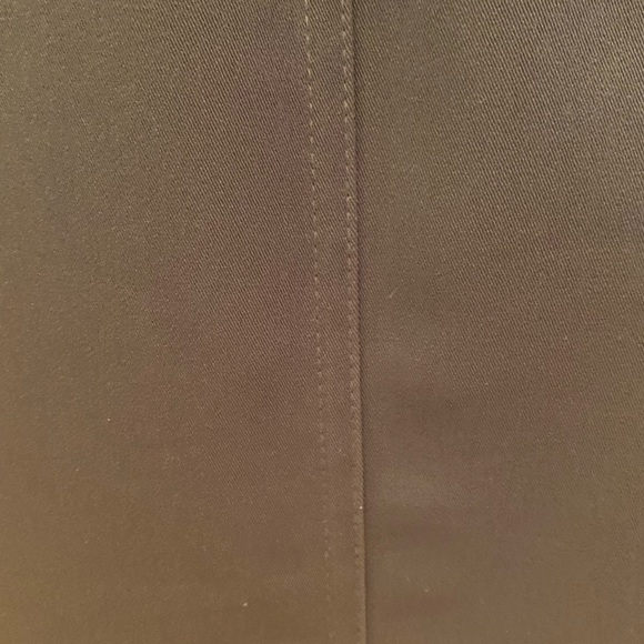 Talbots Womens Olive Green Classic Trench Coat / Removable Lining/ Size 4 Petite - Picture 12 of 15